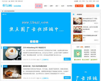 帝国cms自适应博客网站模板源码ecms101
